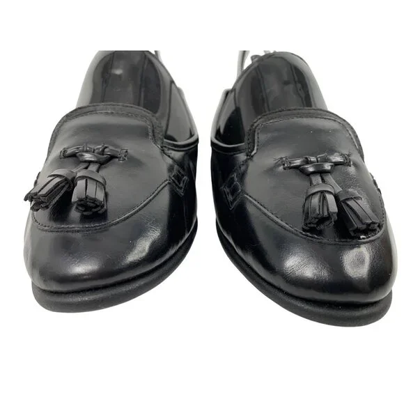 Aerosoles Brooks Black Tassel Loafers Ballet Flats Size 8.5 New - Picture 9 of 12